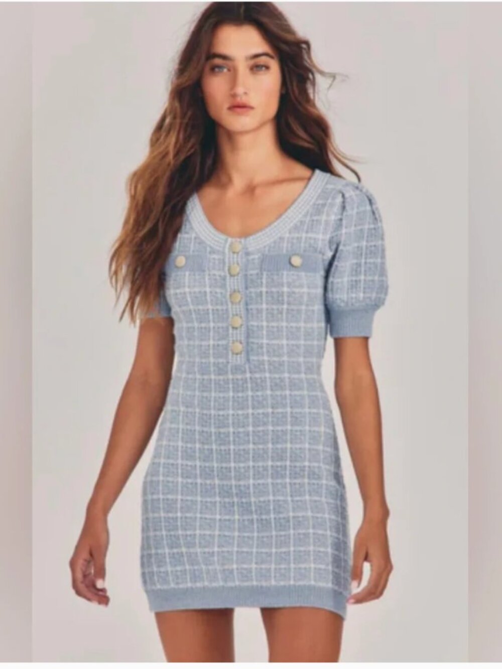 Love Shack Fancy Sailor Dress, Babybell Blue